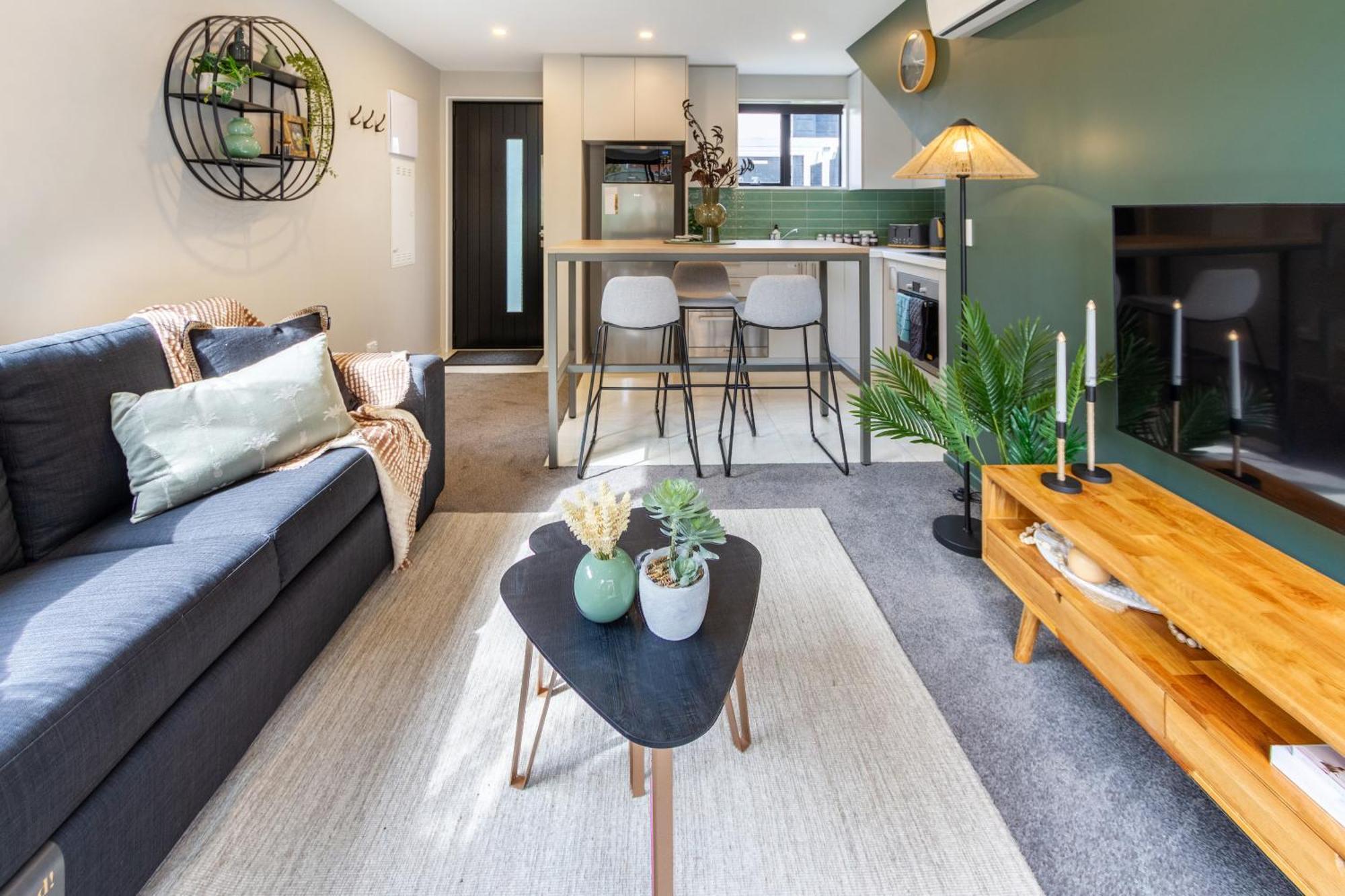 Latimer Square Luxe: 1Br W/ Sofa Bed クライストチャーチ エクステリア 写真
