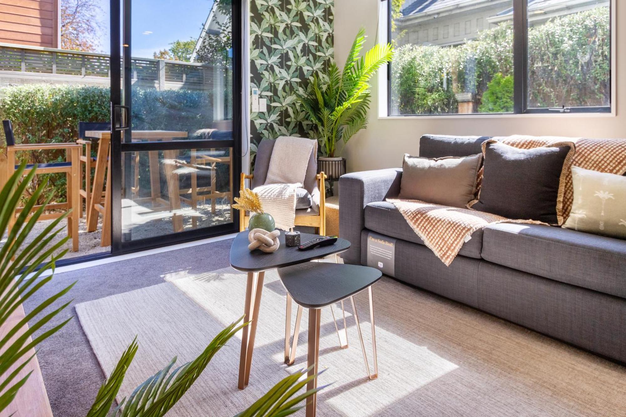 Latimer Square Luxe: 1Br W/ Sofa Bed クライストチャーチ エクステリア 写真
